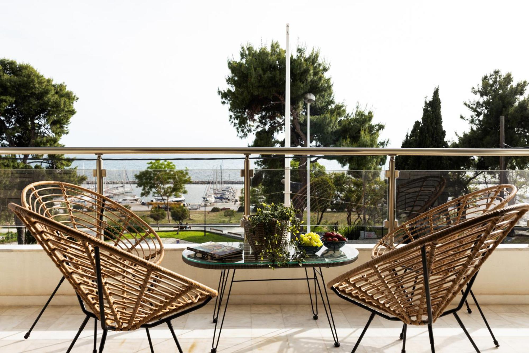 Champagne Sea View Apartment By Binobi! Salonicco Esterno foto